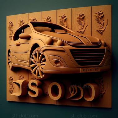 3D модель Peugeot 307 (STL)